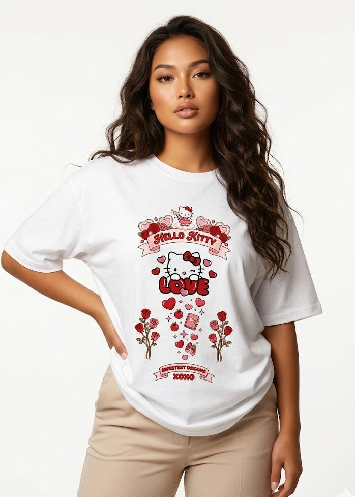 HELLO KITTY OVERSIZED TEE
